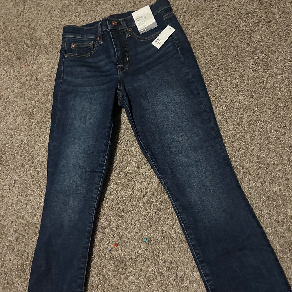 GAP Women's Dark Blue Skinny Jeans